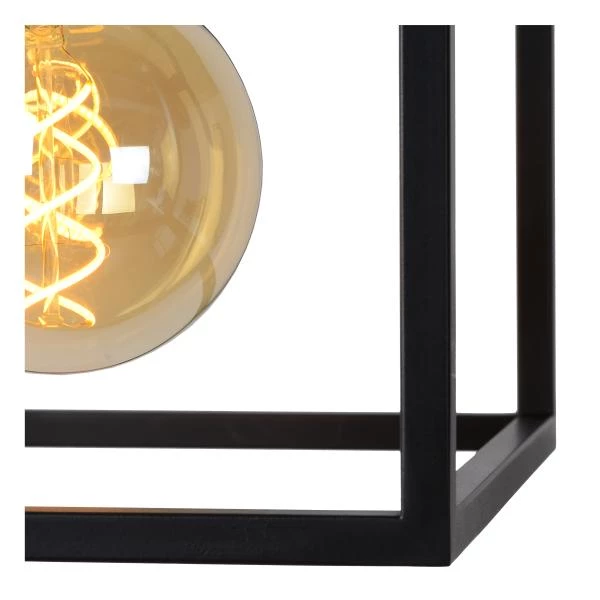 Lucide RUBEN - Pendant light - 1xE27 - Black - detail 3